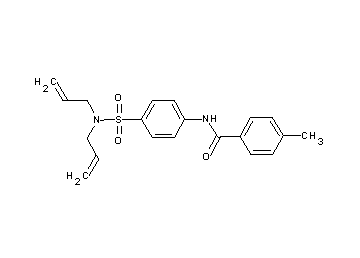 N-{4-[(diallylamino)sulfonyl]phenyl}-4-methylbenzamide