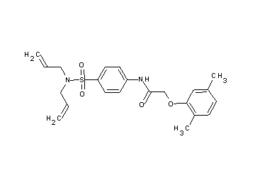 N-{4-[(diallylamino)sulfonyl]phenyl}-2-(2,5-dimethylphenoxy)acetamide