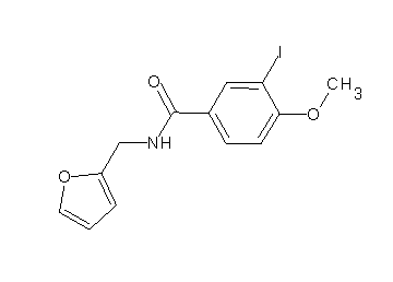 N-(2-furylmethyl)-3-iodo-4-methoxybenzamide