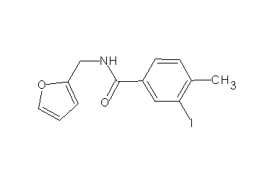 N-(2-furylmethyl)-3-iodo-4-methylbenzamide