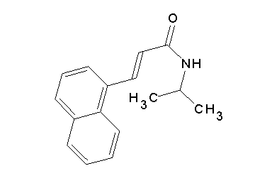 N-isopropyl-3-(1-naphthyl)acrylamide