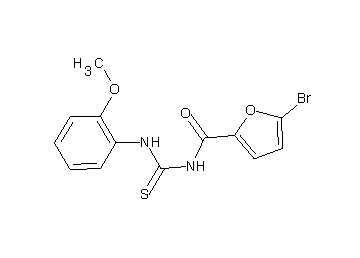 5-bromo-N-{[(2-methoxyphenyl)amino]carbonothioyl}-2-furamide