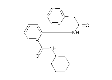 N-cyclohexyl-2-[(phenylacetyl)amino]benzamide