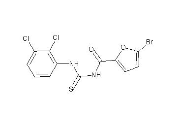 5-bromo-N-{[(2,3-dichlorophenyl)amino]carbonothioyl}-2-furamide