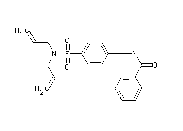 N-{4-[(diallylamino)sulfonyl]phenyl}-2-iodobenzamide