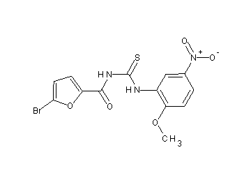 5-bromo-N-{[(2-methoxy-5-nitrophenyl)amino]carbonothioyl}-2-furamide