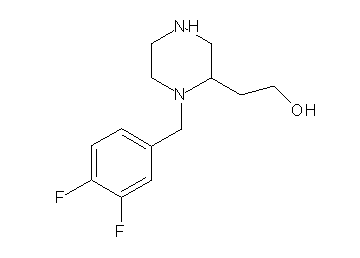 2-[1-(3,4-difluorobenzyl)-2-piperazinyl]ethanol