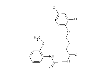 4-(2,4-dichlorophenoxy)-N-{[(2-methoxyphenyl)amino]carbonothioyl}butanamide