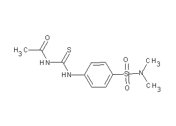 N-[({4-[(dimethylamino)sulfonyl]phenyl}amino)carbonothioyl]acetamide