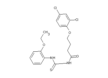 4-(2,4-dichlorophenoxy)-N-{[(2-ethoxyphenyl)amino]carbonothioyl}butanamide