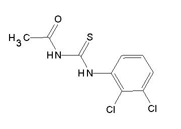 N-{[(2,3-dichlorophenyl)amino]carbonothioyl}acetamide - Click Image to Close