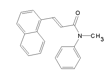 N-methyl-3-(1-naphthyl)-N-phenylacrylamide
