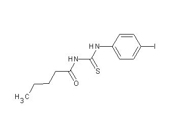 N-{[(4-iodophenyl)amino]carbonothioyl}pentanamide - Click Image to Close