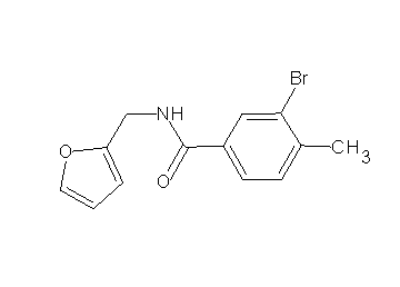 3-bromo-N-(2-furylmethyl)-4-methylbenzamide
