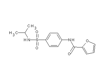 N-{4-[(isopropylamino)sulfonyl]phenyl}-2-furamide