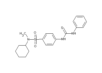 4-[(anilinocarbonothioyl)amino]-N-cyclohexyl-N-methylbenzenesulfonamide