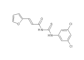 N-{[(3,5-dichlorophenyl)amino]carbonothioyl}-3-(2-furyl)acrylamide