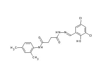 4-[2-(3,5-dichloro-2-hydroxybenzylidene)hydrazino]-N-(2,4-dimethylphenyl)-4-oxobutanamide