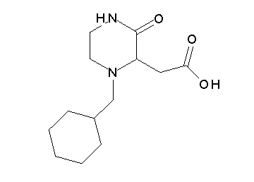 [1-(cyclohexylmethyl)-3-oxo-2-piperazinyl]acetic acid