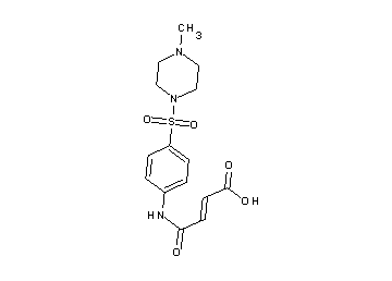 4-({4-[(4-methyl-1-piperazinyl)sulfonyl]phenyl}amino)-4-oxo-2-butenoic acid