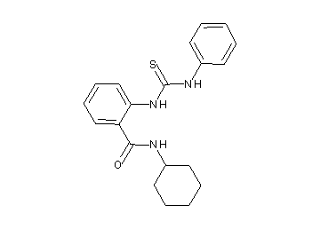 2-[(anilinocarbonothioyl)amino]-N-cyclohexylbenzamide