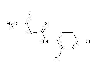 N-{[(2,4-dichlorophenyl)amino]carbonothioyl}acetamide