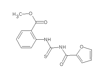 methyl 2-{[(2-furoylamino)carbonothioyl]amino}benzoate