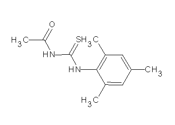 N-[(mesitylamino)carbonothioyl]acetamide