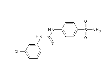 4-({[(3-chlorophenyl)amino]carbonyl}amino)benzenesulfonamide