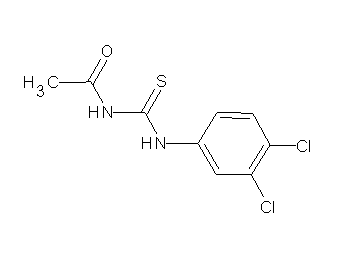 N-{[(3,4-dichlorophenyl)amino]carbonothioyl}acetamide