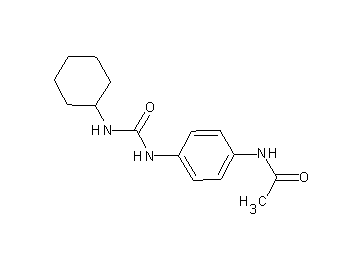 N-(4-{[(cyclohexylamino)carbonyl]amino}phenyl)acetamide
