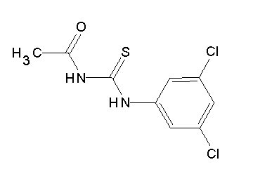 N-{[(3,5-dichlorophenyl)amino]carbonothioyl}acetamide