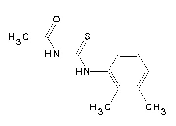 N-{[(2,3-dimethylphenyl)amino]carbonothioyl}acetamide