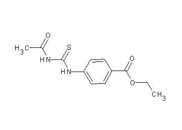 ethyl 4-{[(acetylamino)carbonothioyl]amino}benzoate