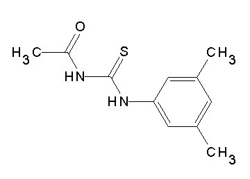 N-{[(3,5-dimethylphenyl)amino]carbonothioyl}acetamide