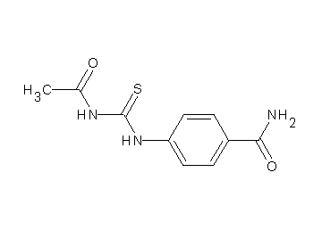 4-{[(acetylamino)carbonothioyl]amino}benzamide