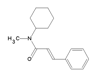 N-cyclohexyl-N-methyl-3-phenylacrylamide