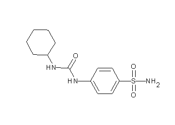4-{[(cyclohexylamino)carbonyl]amino}benzenesulfonamide