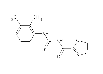 N-{[(2,3-dimethylphenyl)amino]carbonothioyl}-2-furamide