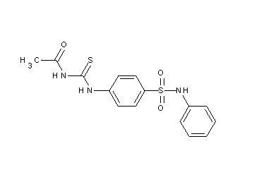 N-({[4-(anilinosulfonyl)phenyl]amino}carbonothioyl)acetamide