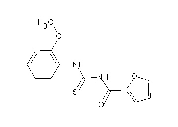 N-{[(2-methoxyphenyl)amino]carbonothioyl}-2-furamide