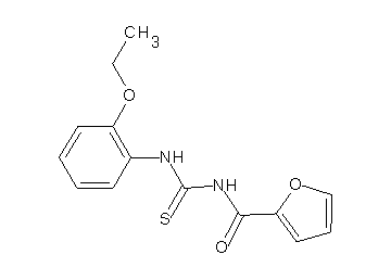 N-{[(2-ethoxyphenyl)amino]carbonothioyl}-2-furamide