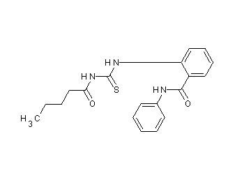 2-{[(pentanoylamino)carbonothioyl]amino}-N-phenylbenzamide