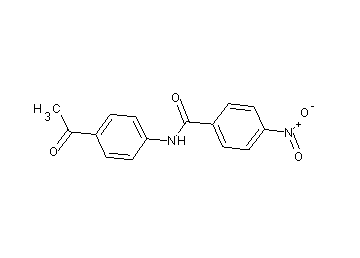 N-(4-acetylphenyl)-4-nitrobenzamide
