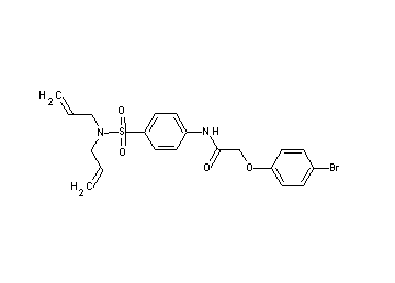 2-(4-bromophenoxy)-N-{4-[(diallylamino)sulfonyl]phenyl}acetamide