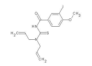 N-[(diallylamino)carbonothioyl]-3-iodo-4-methoxybenzamide