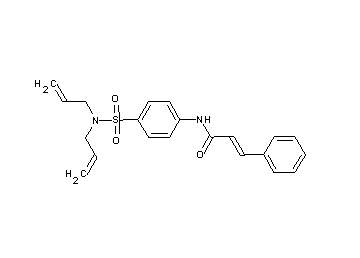 N-{4-[(diallylamino)sulfonyl]phenyl}-3-phenylacrylamide