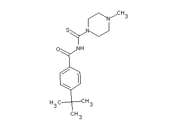 4-tert-butyl-N-[(4-methyl-1-piperazinyl)carbonothioyl]benzamide