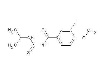 3-iodo-N-[(isopropylamino)carbonothioyl]-4-methoxybenzamide