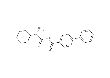 N-{[cyclohexyl(methyl)amino]carbonothioyl}-4-biphenylcarboxamide